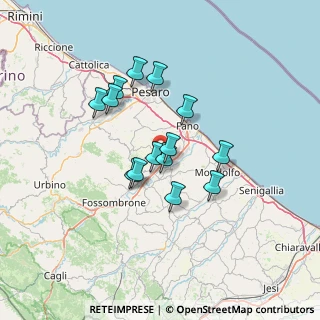 Mappa 61030 Lucrezia PU, Italia (11.06643)