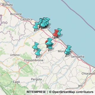 Mappa 61030 Lucrezia PU, Italia (12.021)