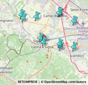 Mappa Via Giovanni Amendola, 50055 Lastra a Signa FI, Italia (4.11455)