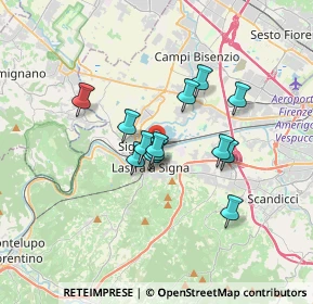 Mappa Via Giovanni Amendola, 50055 Lastra a Signa FI, Italia (2.59615)