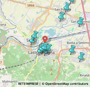 Mappa Via Giovanni Amendola, 50055 Lastra a Signa FI, Italia (2.03231)