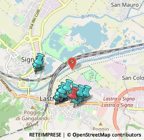 Mappa Via Giovanni Amendola, 50055 Lastra a Signa FI, Italia (0.9545)