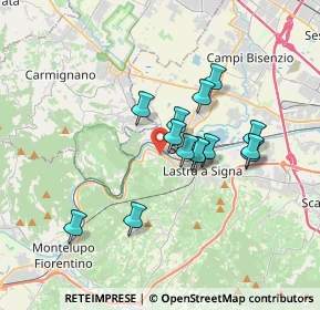 Mappa Via Erta, 50055 Lastra a Signa FI, Italia (2.89143)