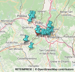 Mappa Via Erta, 50055 Lastra a Signa FI, Italia (9.28)