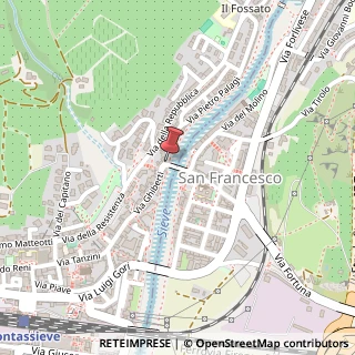 Mappa Via Piero Palagi,  98, 50065 Pontassieve, Firenze (Toscana)