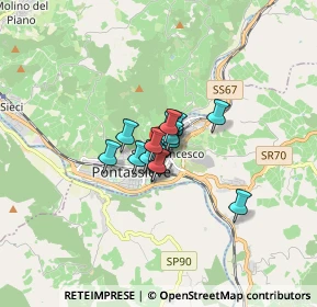 Mappa Piazza XIV Martiri, 50065 Pontassieve FI, Italia (0.75667)