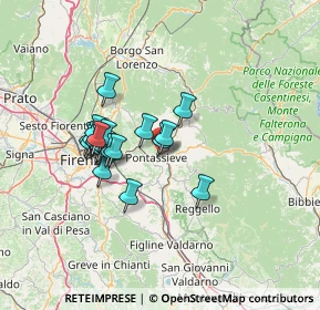 Mappa Piazza XIV Martiri, 50065 Pontassieve FI, Italia (11.207)