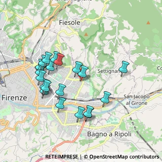 Mappa Via Pietro Mastri, 50135 Firenze FI, Italia (1.9145)