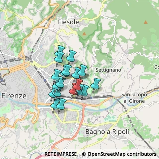 Mappa Via Pietro Mastri, 50135 Firenze FI, Italia (1.29947)