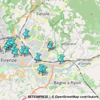 Mappa Via Pietro Mastri, 50135 Firenze FI, Italia (2.64857)