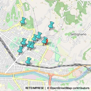 Mappa Via Pietro Mastri, 50135 Firenze FI, Italia (0.91545)