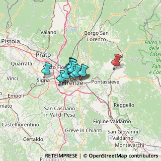 Mappa Via Pietro Mastri, 50135 Firenze FI, Italia (6.64071)