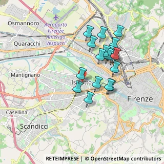 Mappa Piazza dell'Isolotto, 50142 Firenze FI, Italia (1.625)