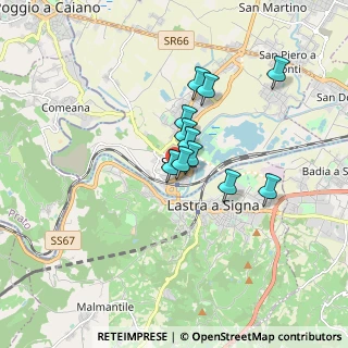 Mappa Via Santa Maria, 50058 Signa FI, Italia (1.22909)