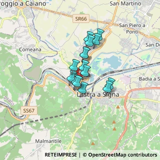 Mappa Via Santa Maria, 50058 Signa FI, Italia (1.11867)