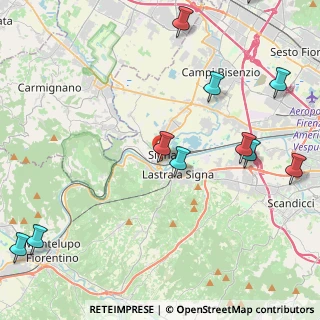 Mappa Via Santa Maria, 50058 Signa FI, Italia (5.86636)