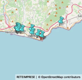 Mappa Via S. Ampelio, 18012 Bordighera IM, Italia (3.58818)