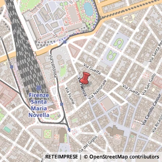 Mappa Via Faenza, 105/Rosso, 50123 Firenze, Firenze (Toscana)