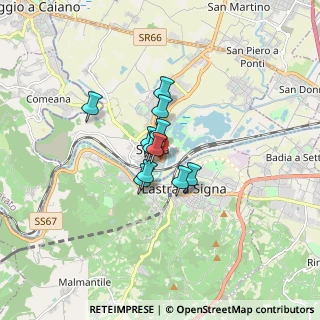Mappa Via Giuseppe Santelli, 50058 Signa FI, Italia (0.94545)