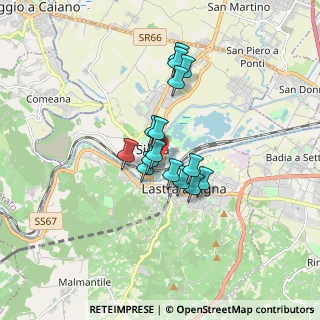 Mappa Via Giuseppe Santelli, 50058 Signa FI, Italia (1.20667)