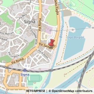 Mappa Via Giuseppe Santelli, 18, 50058 Signa, Firenze (Toscana)