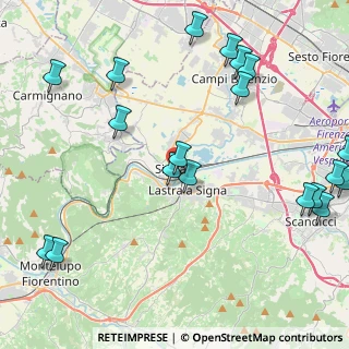 Mappa Via della Resistenza, 50058 Signa FI, Italia (5.9215)
