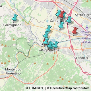 Mappa Via della Resistenza, 50058 Signa FI, Italia (3.70615)