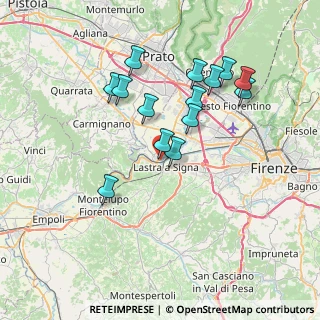 Mappa Via della Resistenza, 50058 Signa FI, Italia (7.03357)