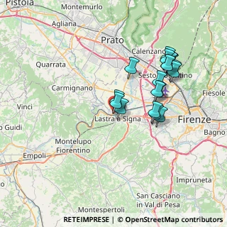 Mappa Via della Resistenza, 50058 Signa FI, Italia (7.27684)