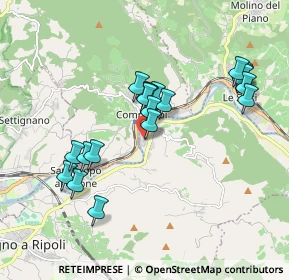 Mappa Via del Fornaccio, 50012 Vallina FI, Italia (1.809)