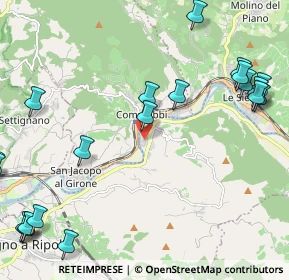 Mappa Via del Fornaccio, 50012 Vallina FI, Italia (3.098)