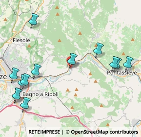 Mappa Via del Fornaccio, 50012 Vallina FI, Italia (5.89467)