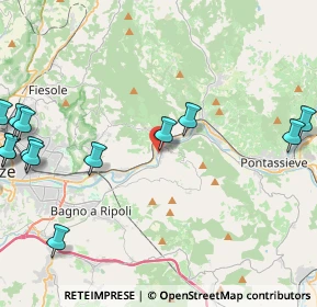 Mappa Via del Fornaccio, 50012 Vallina FI, Italia (6.23071)