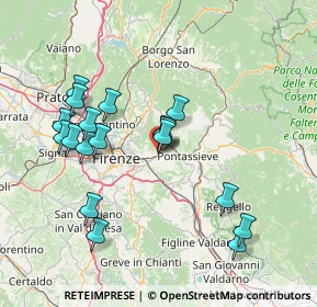 Mappa Via del Fornaccio, 50012 Vallina FI, Italia (15.29167)