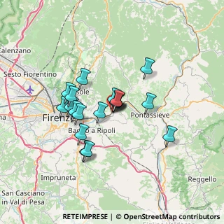 Mappa Via della Docciolina, 50012 Vallina FI, Italia (5.34421)