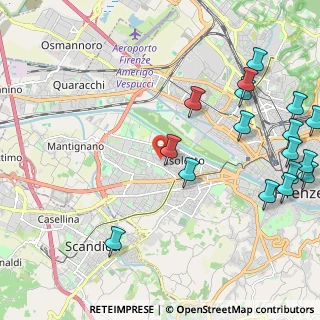 Mappa Via Giovanni Segantini, 50142 Firenze FI, Italia (2.94176)