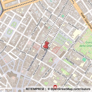 Mappa Piazza San Marco, 6, 50121 Firenze, Firenze (Toscana)