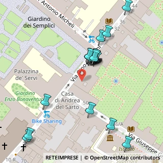 Mappa Via Gino Capponi, 50129 Firenze FI, Italia (0.03913)