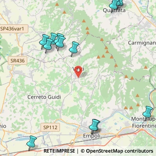 Mappa Via Ripalta, 50059 Vinci FI, Italia (6.37231)