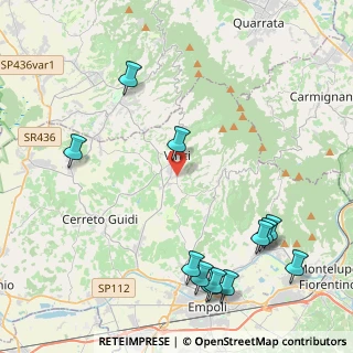 Mappa Via Ripalta, 50059 Vinci FI, Italia (5.61083)