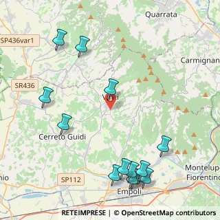 Mappa Via Ripalta, 50059 Vinci FI, Italia (5.51385)