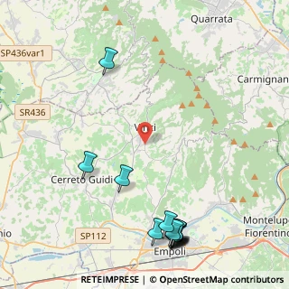 Mappa Via Ripalta, 50059 Vinci FI, Italia (5.95692)