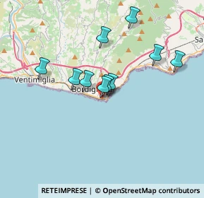 Mappa Bordighera · via Vittorio Emanuele II, 18012 Bordighera IM, Italia (5.134)