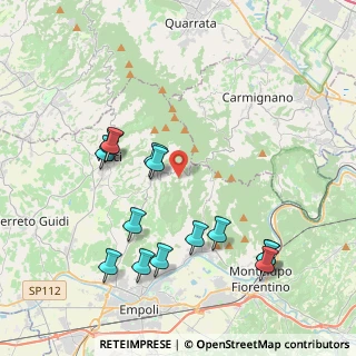 Mappa Via Conio, 50059 Vinci FI, Italia (4.46286)
