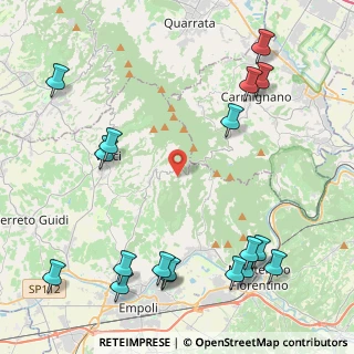 Mappa Via Conio, 50059 Vinci FI, Italia (5.885)