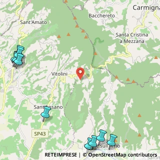 Mappa Via Conio, 50059 Vinci FI, Italia (3.77182)