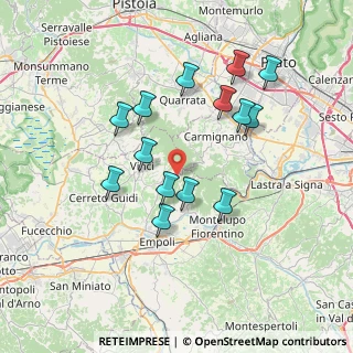 Mappa Via Conio, 50059 Vinci FI, Italia (6.96929)