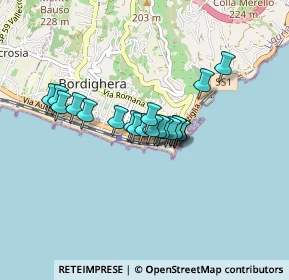 Mappa Piazza Cesare Battisti, 18012 Bordighera IM, Italia (0.5745)