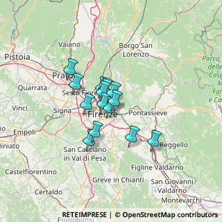 Mappa Via Giuseppe Barellai, 50137 Firenze FI, Italia (8.36733)