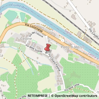 Mappa Via le Sodole, 13, 50055 Casone FI, Italia, 50055 Lastra a Signa, Firenze (Toscana)